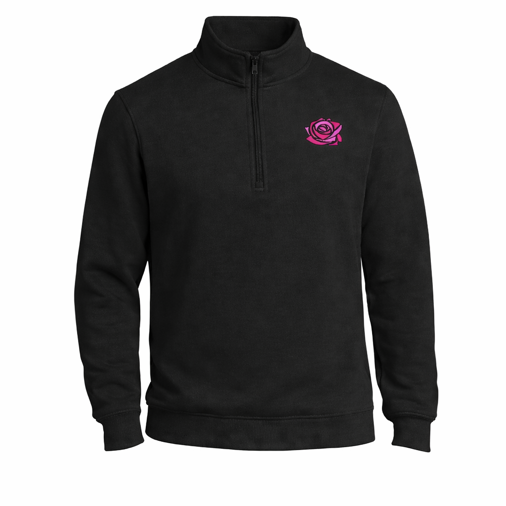 Mosaic Rose 1/4 Zip Sweatshirt Port & Company