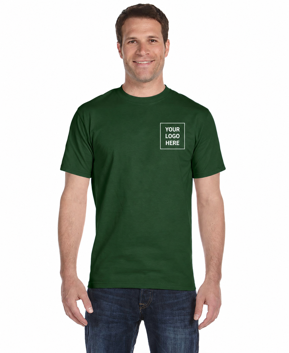 Custom Logo Printed Short Sleve T-Shirt Gildan