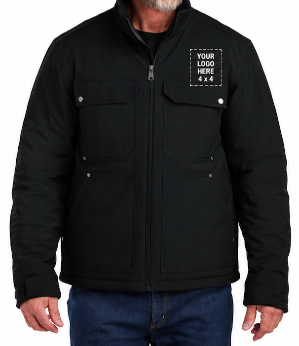 Custom Logo Embroidered Jacket CornerStone