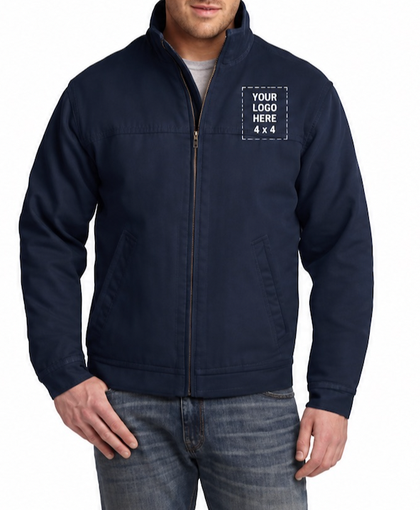 Custom Logo Embroidered Jacket CornerStone