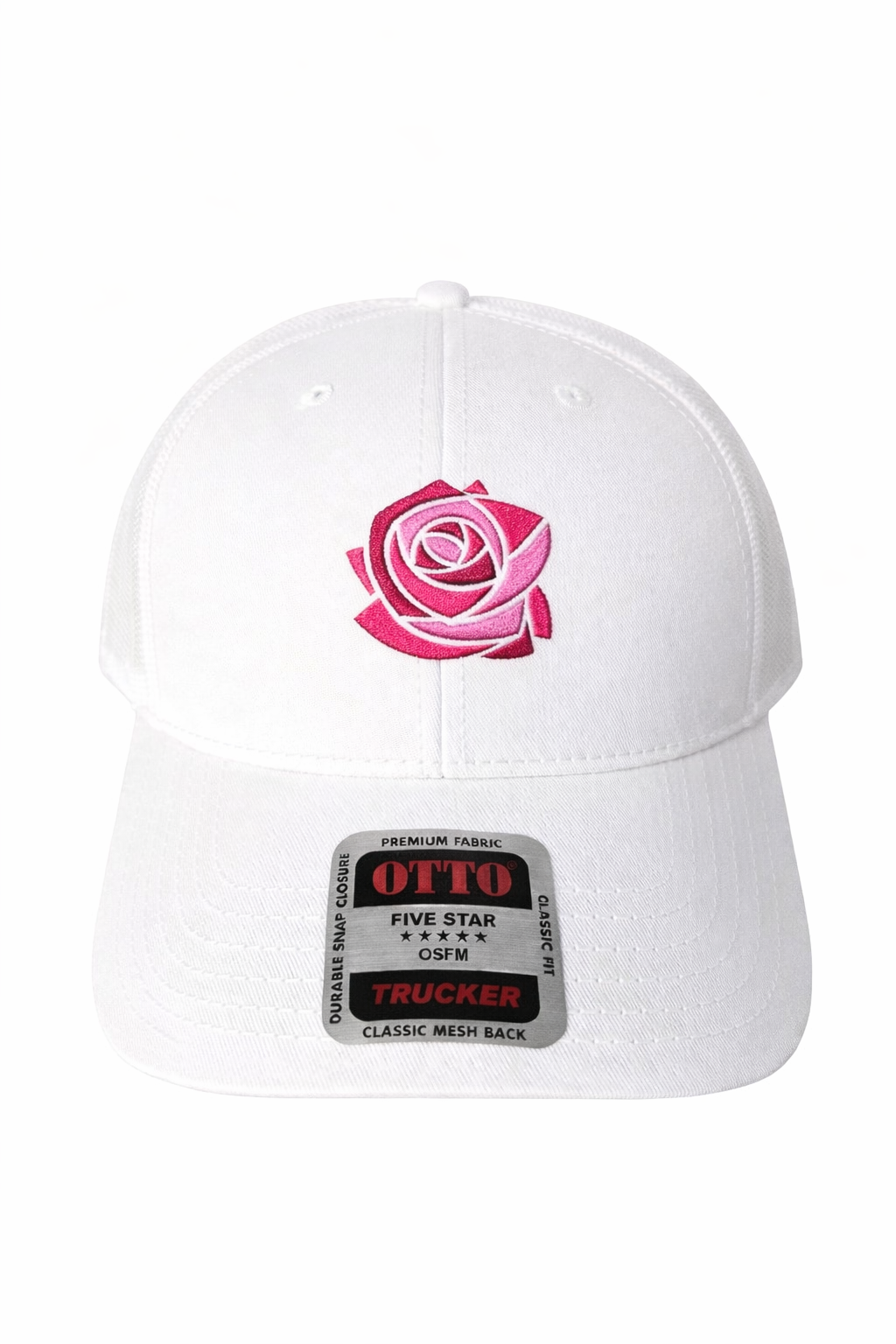 Mosaic Rose 3D Embroidered Hat