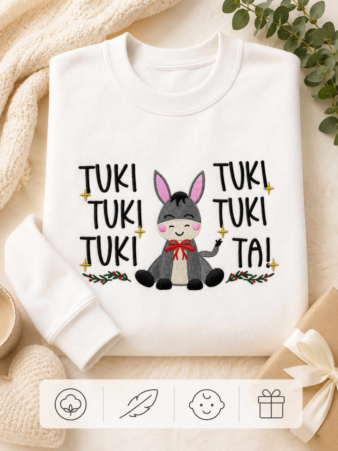 Tuki Tuki Burro Sweatshirt Gildan